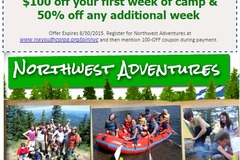 Booking (trips, stays, etc.): Northwest Adventures Summer Camp