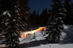 Booking (trips, stays, etc.): Bonfire Snowshoe Tour