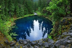 Free: Hike to the Stunning “Blue Pool” Year-Round